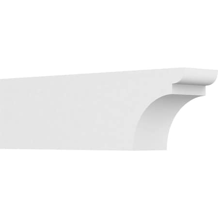 Ekena Millwork Standard Yorktown Architectural Grade PVC Rafter Tail, 4"W X 6"H X 20"L RFTP04X06X20YOR